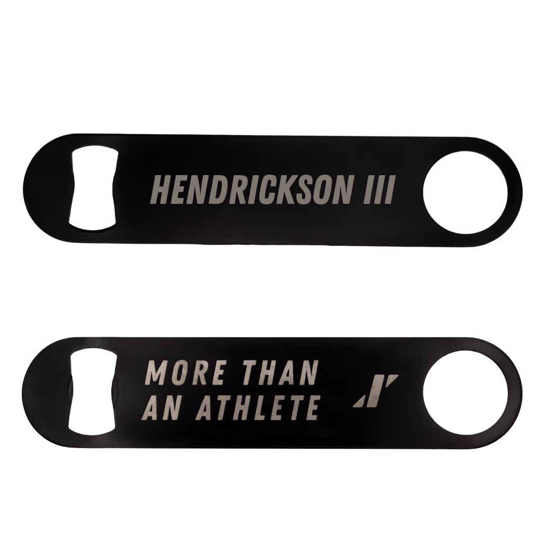 Football Black Bottle Opener - Hubert Hendrickson III