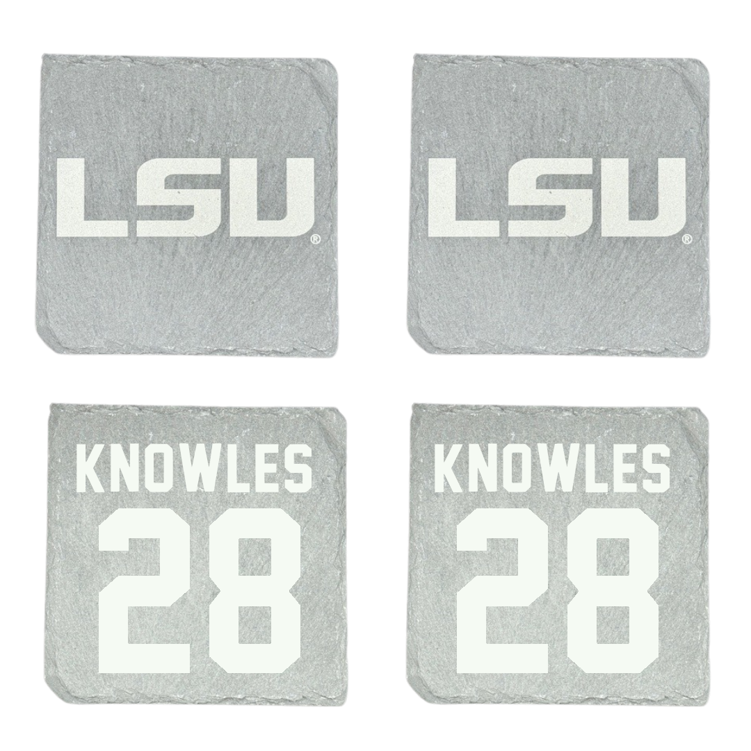 Louisiana State University Soccer Stone Coaster (4 Pack)  - #28 Brielyn Knowles