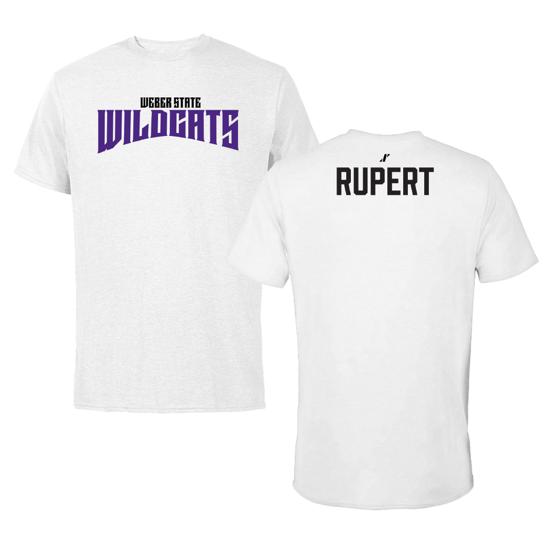 Weber State University Cheer White Classic Tee - Gillian Rupert