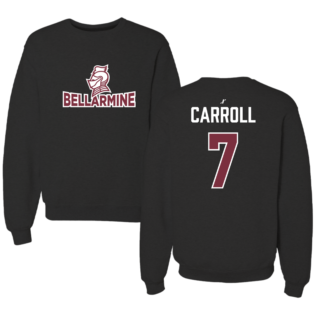 Bellarmine University Baseball Black Crewneck - #7 Ethan Carroll