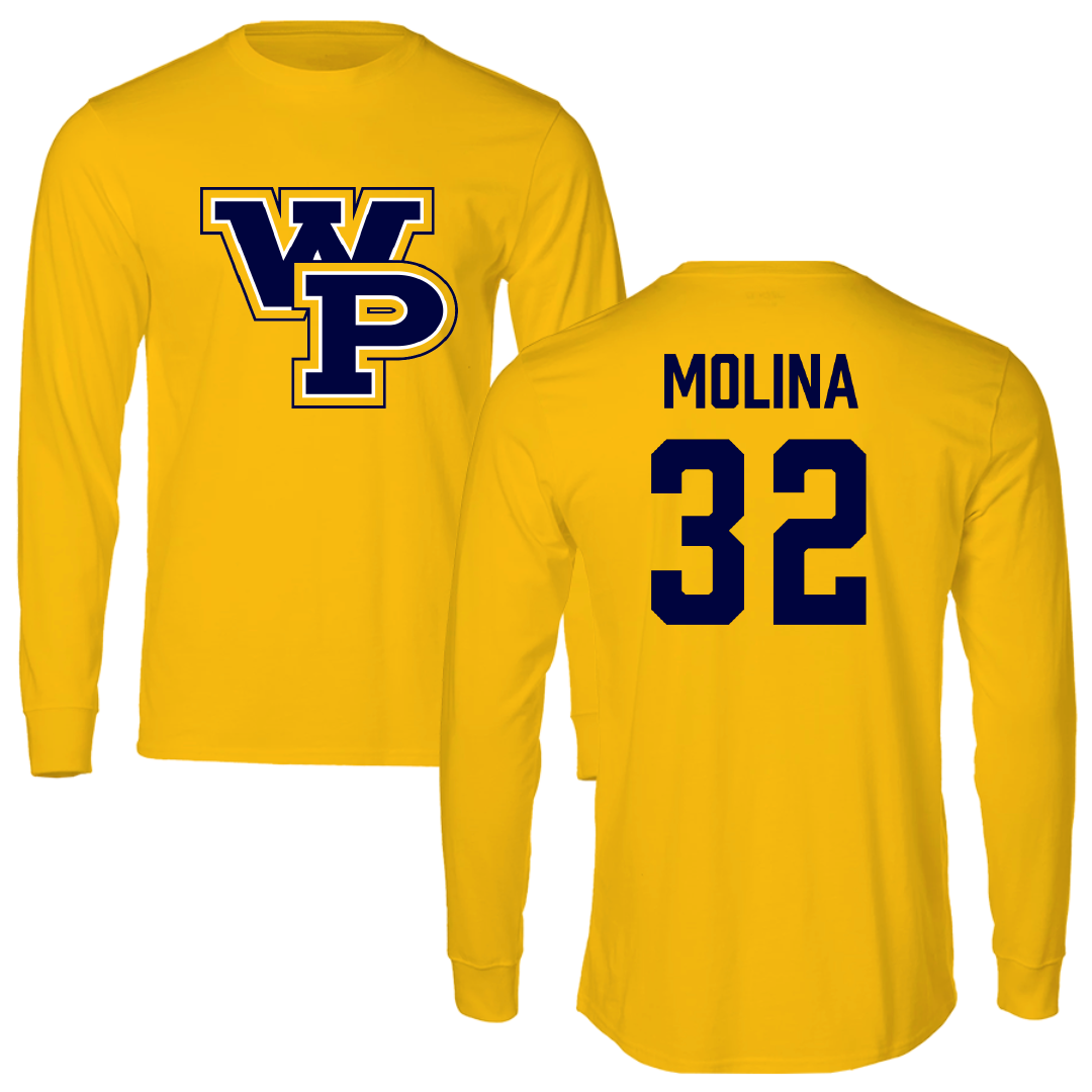 William Penn University Soccer (M) Gold Performance Long Sleeve - #32 Jonah Molina