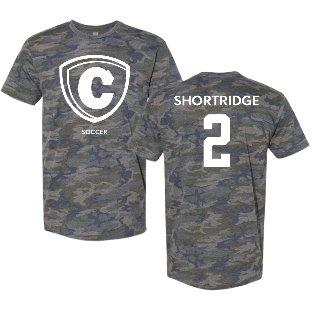 Carthage College Soccer (W) Vintage Camo Tee - #2 Aleah Shortridge