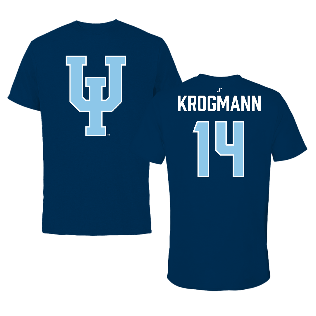 Upper Iowa University Volleyball (W) Navy Tee - #14 Brooke Krogmann