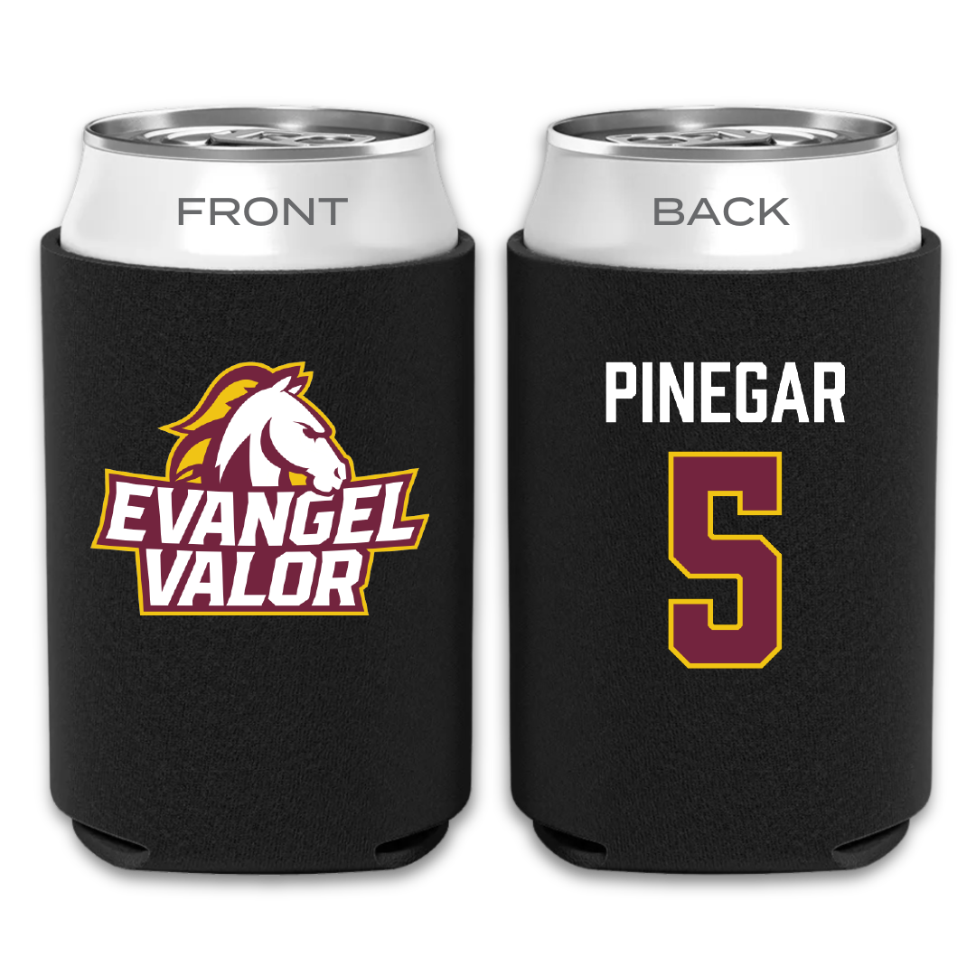 Evangel University Basketball (M) Black Can Cooler - #5 Tommy Pinegar