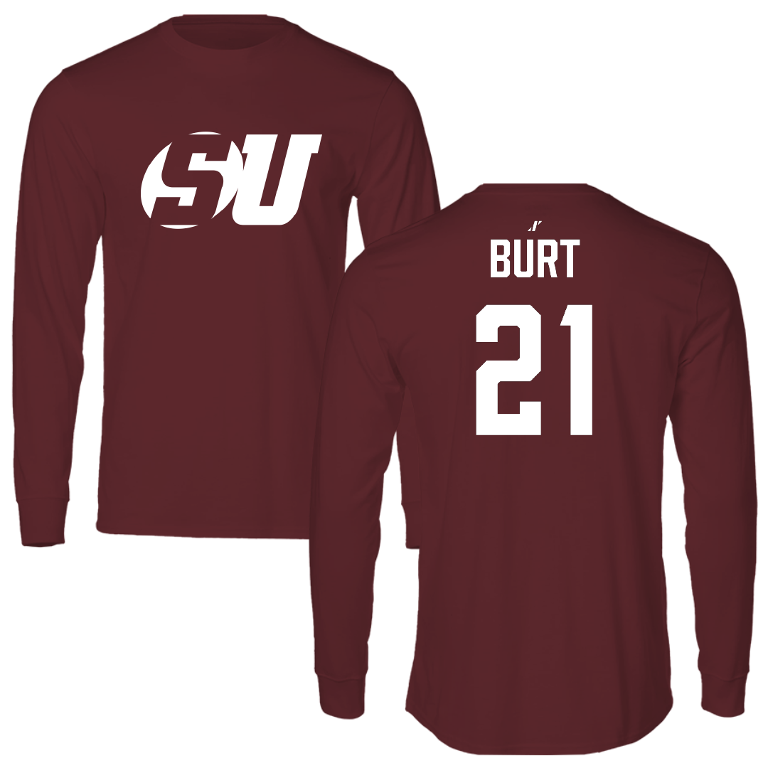 Schreiner University Other Maroon Long Sleeve - #21 Ryan Burt