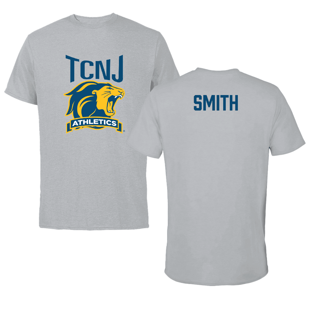 The College of New Jersey TF and XC Sport Gray Tee - Tyler Smith