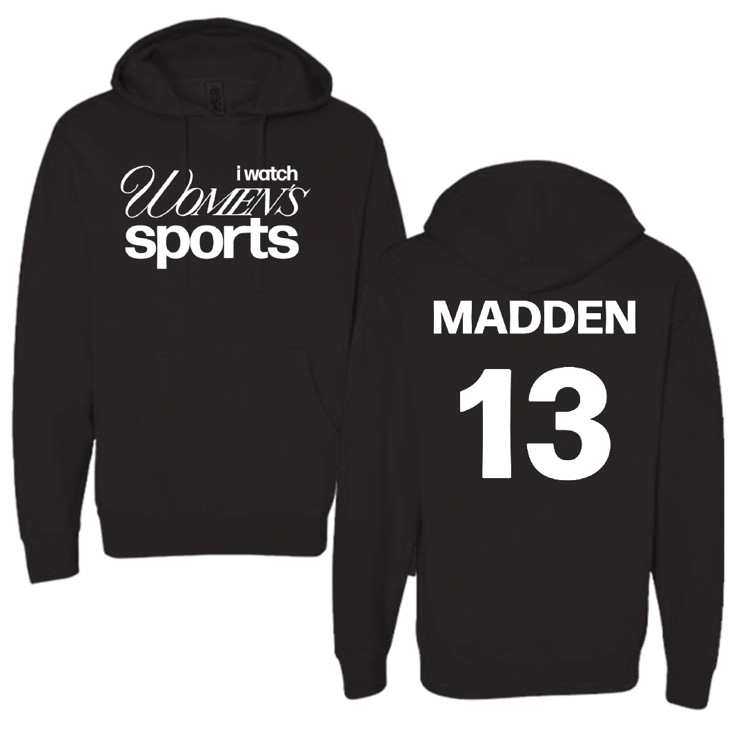 Drexel University Lacrosse (W) Black WHM Hoodie - #13 Annie Madden