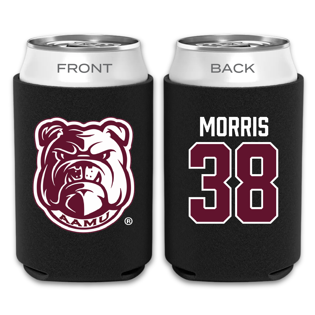 Alabama A&M University Baseball Black Can Cooler - #38 Charles Morris
