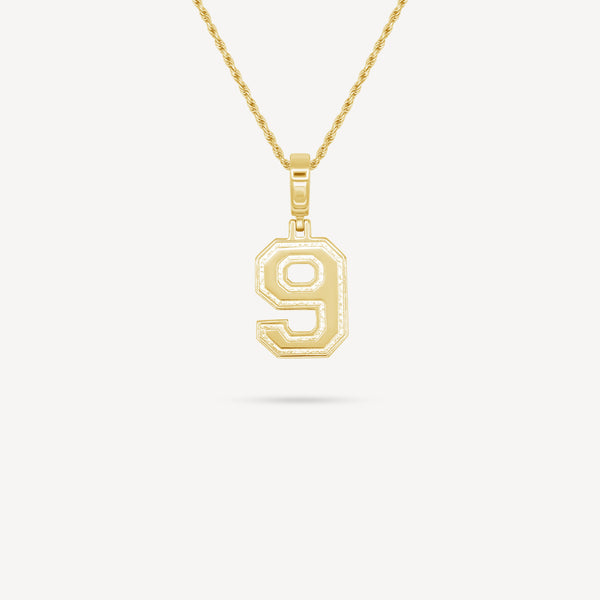 Gold Presidents Pendant and Chain - #9 Reagan Kotschau