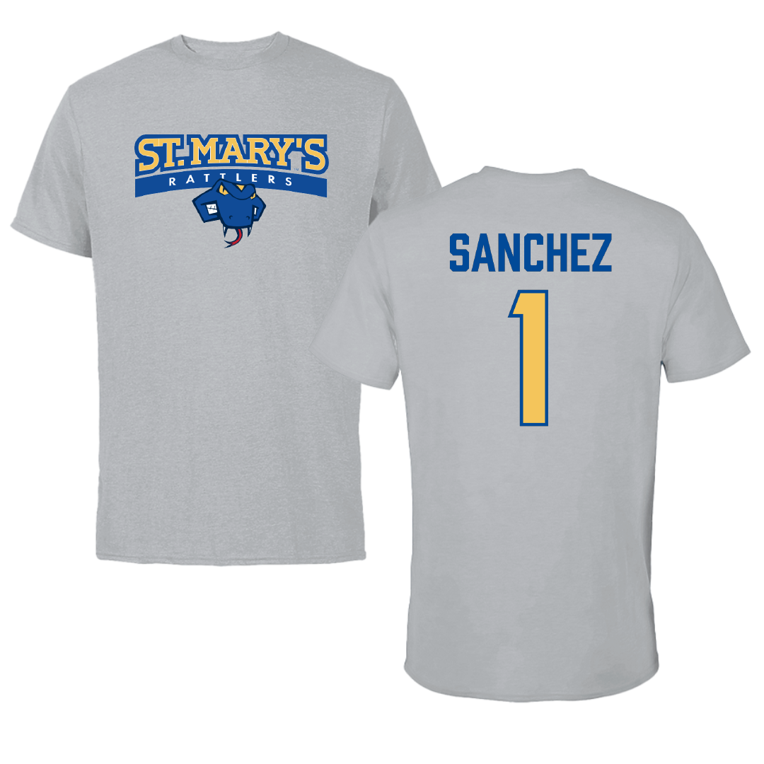 St. Mary's University (Texas) Softball Sport Gray Tee - #1 Arianna Sanchez