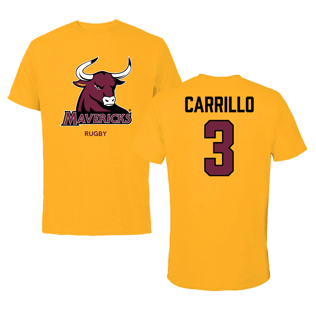 Colorado Mesa University Rugby (M) Gold Tee - #3 Marco Carrillo
