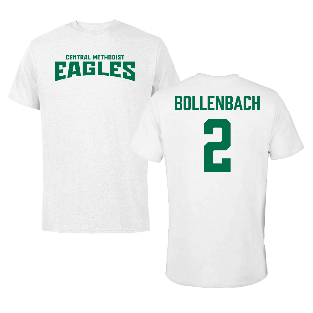Central Methodist University Volleyball White Classic Tee - #2 Sydney Bollenbach