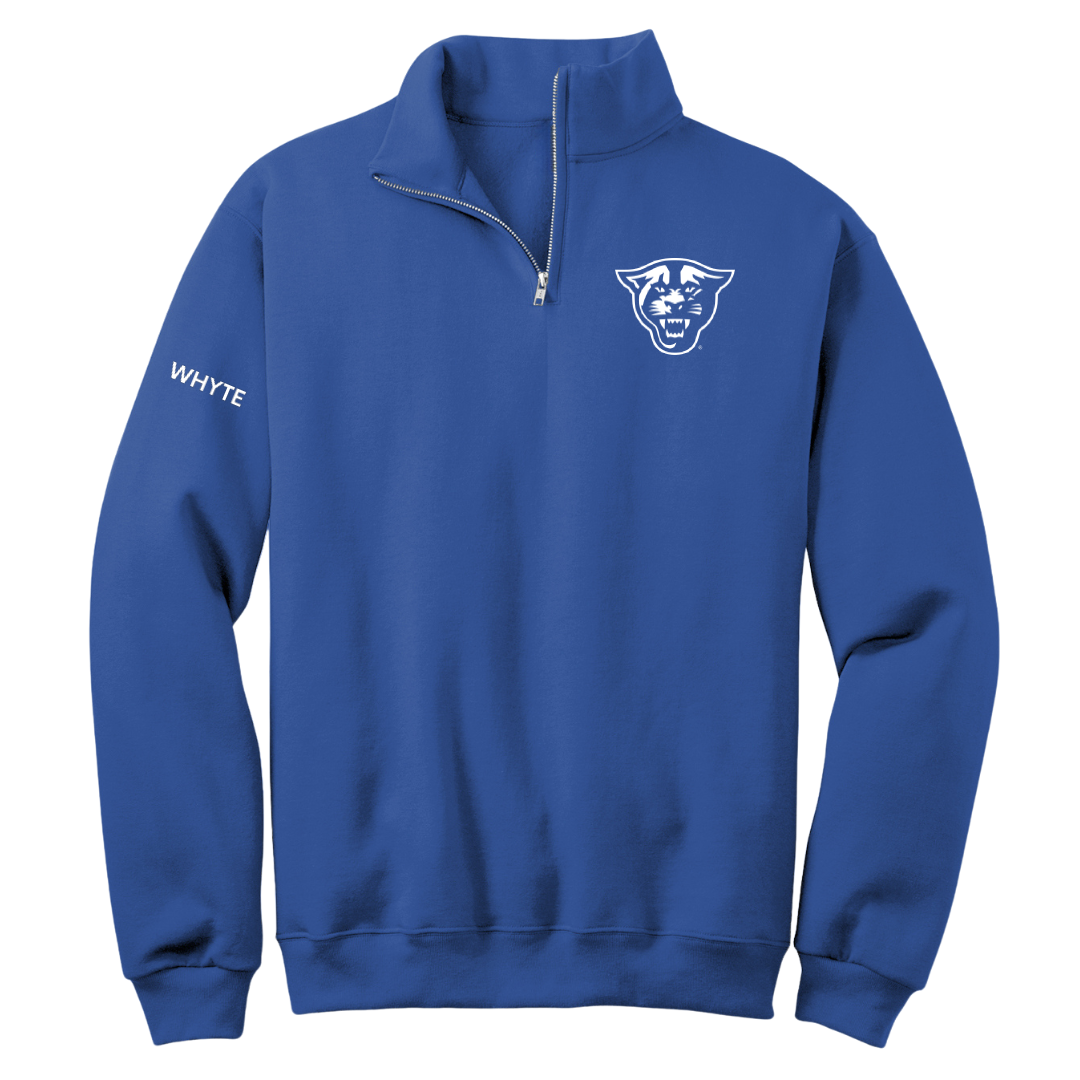 Georgia State University TF and XC Blue Quarter-Zip - Justein Whyte