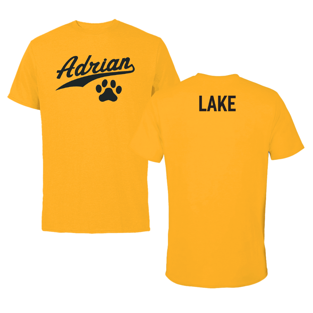 Adrian College Dance Gold Performance Tee - Liberty Lake
