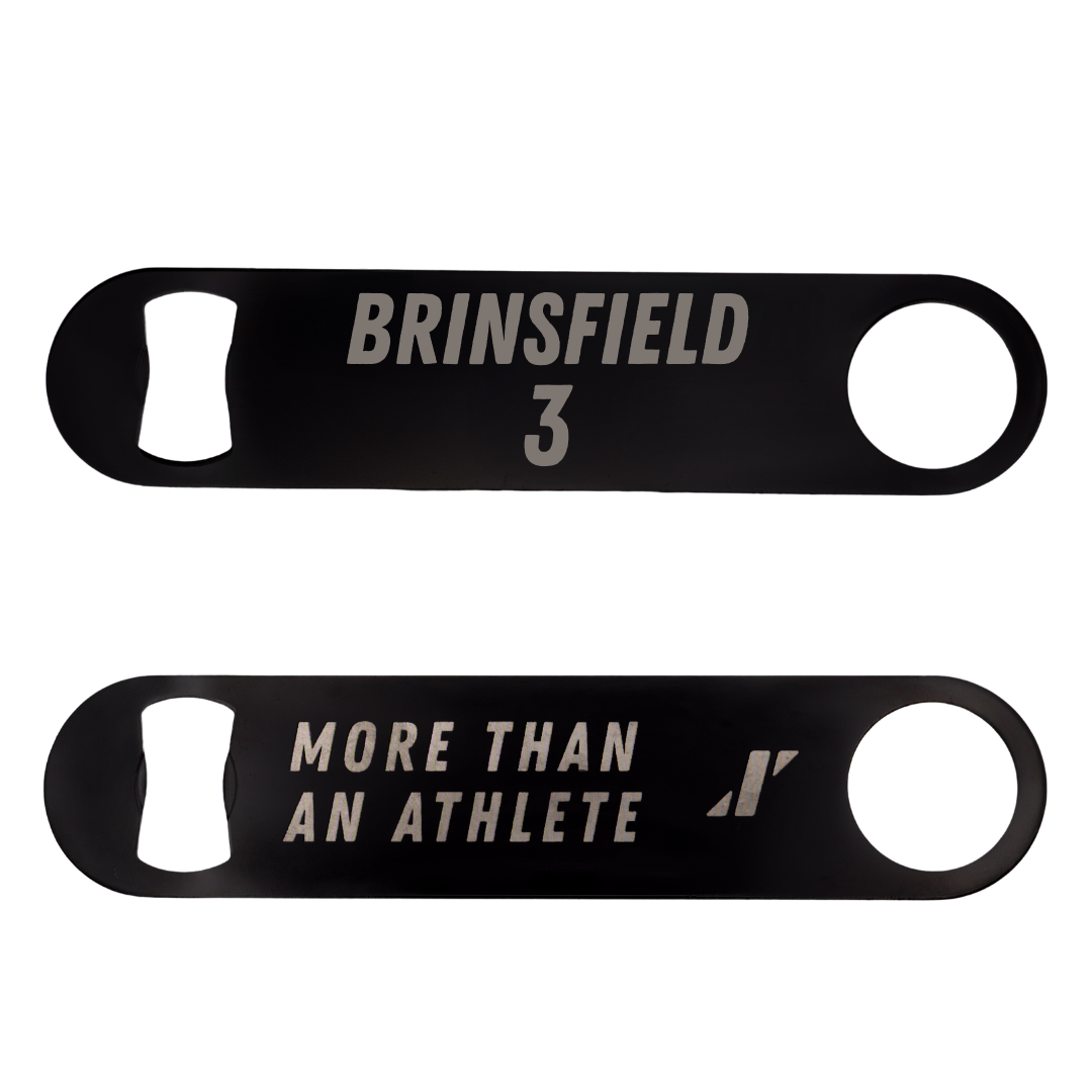 Frederick Community College Baseball Black Bottle Opener - #3 Truitt Brinsfield
