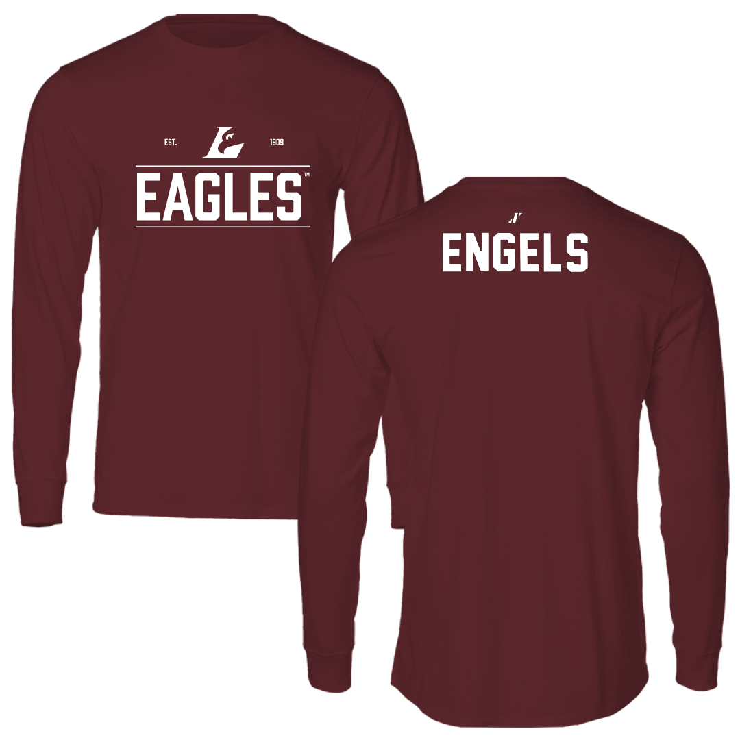University of Wisconsin-La Crosse Gymnastics Maroon General Long Sleeve - Morgan Engels