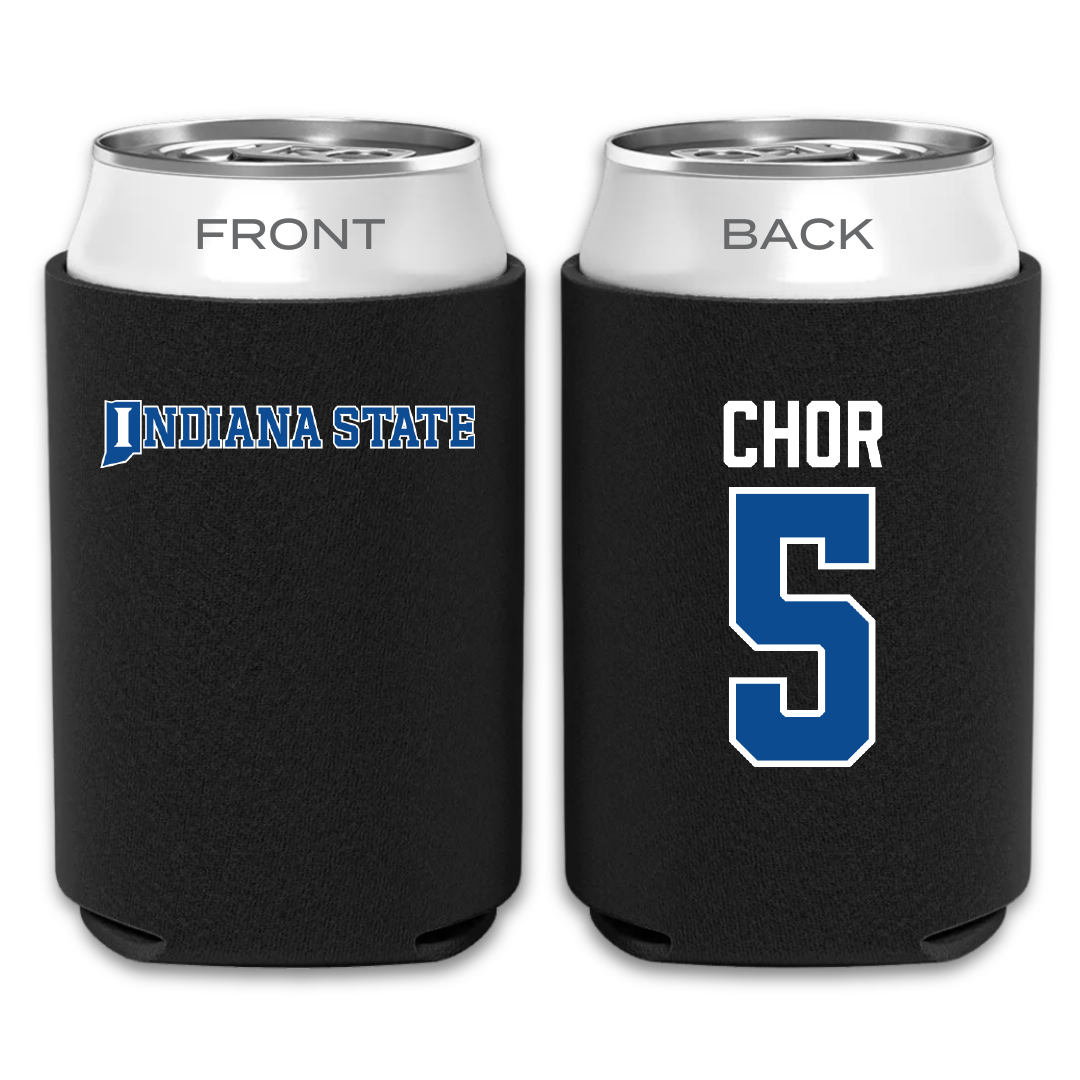 Indiana State University Soccer Black Can Cooler - #5 Anna Chor