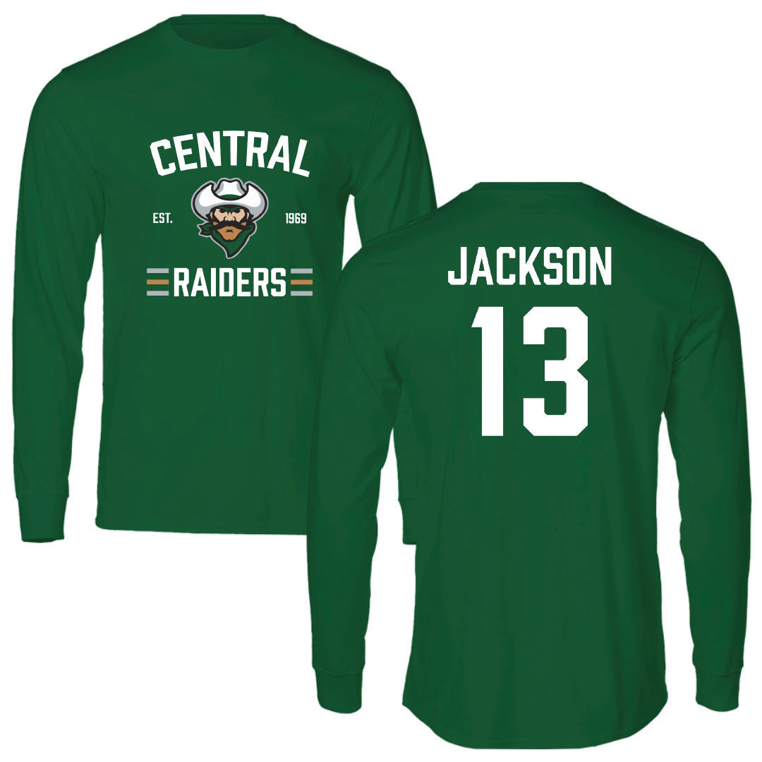 Central Community College at Columbus Volleyball (W) Green General Performance Long Sleeve - #13 Cayleigh Jackson