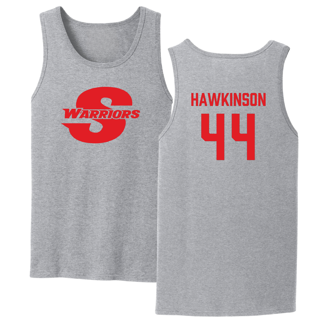 Stanislaus State Baseball Sport Gray Tank Top - #44 Payton Hawkinson
