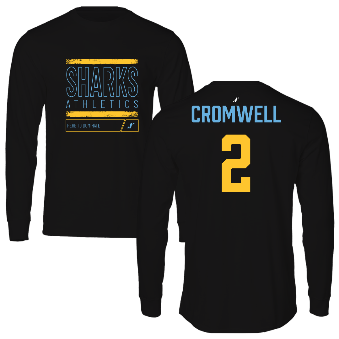 Long Island University Acrobatics & Tumbling Black Dominate Performance Long Sleeve - #2 Raegan Cromwell