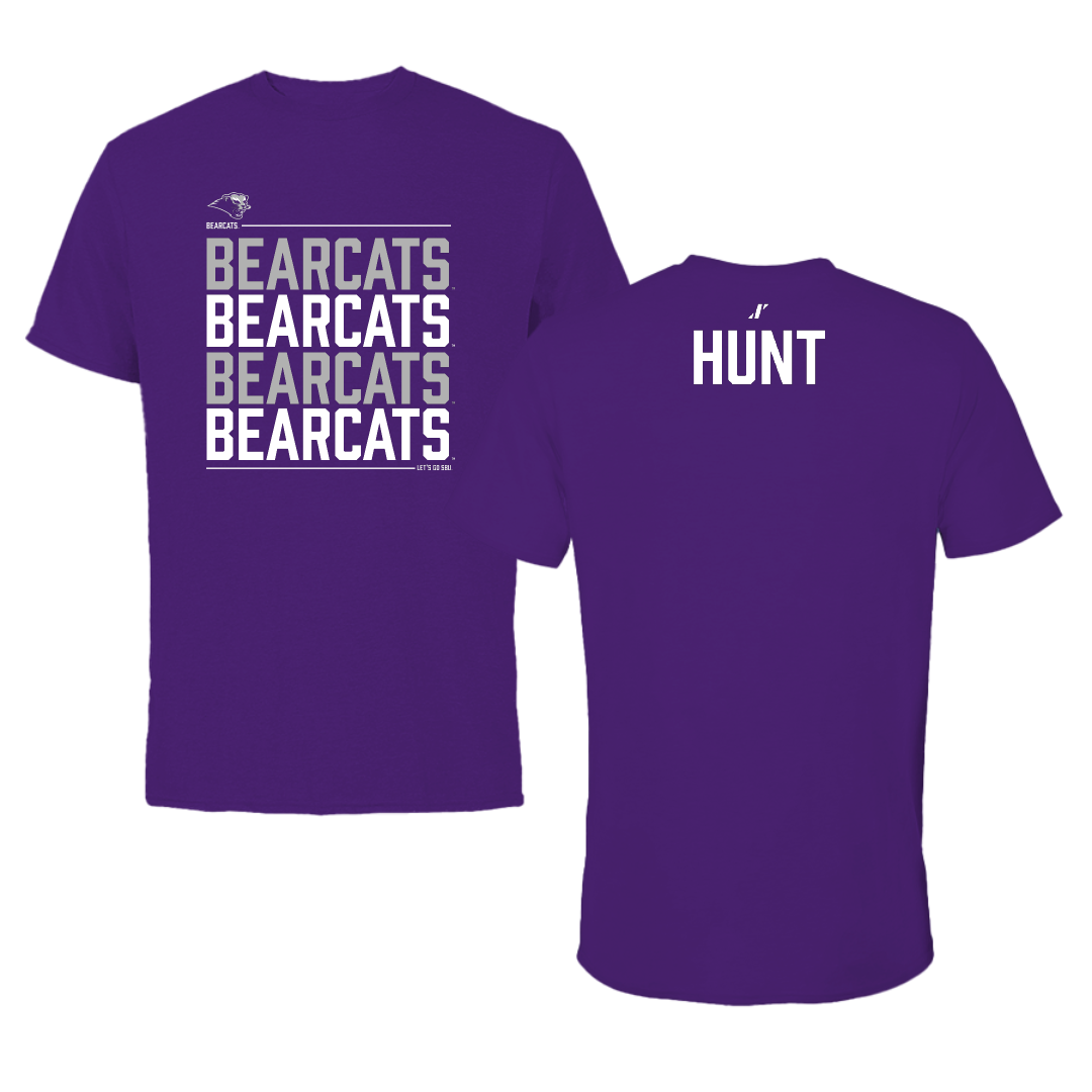 Southwest Baptist University Football Purple General Tee - Keegan Hunt
