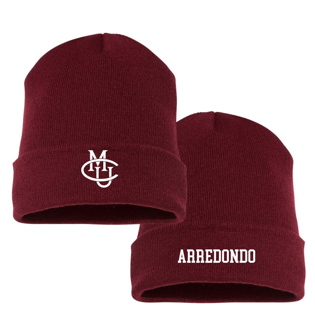 Colorado Mesa University Cheer Maroon Beanie - Arianna Arredondo