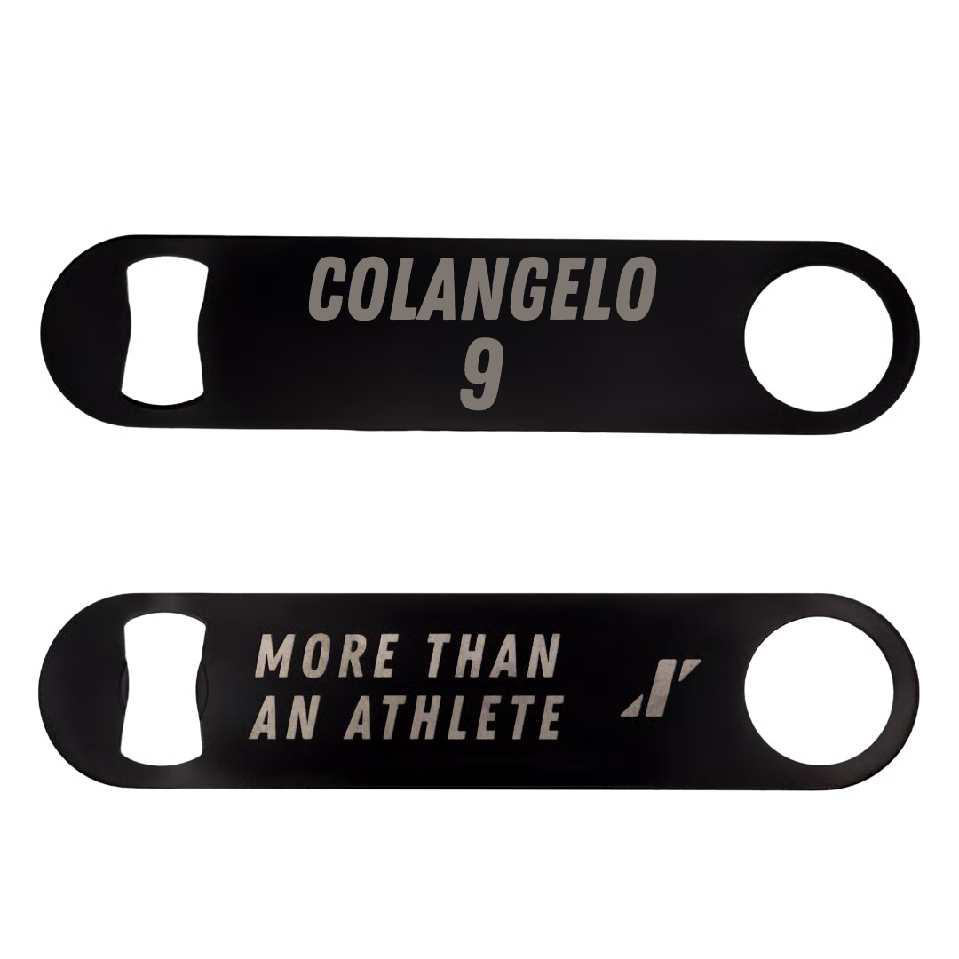 Baseball Black Bottle Opener - #9 Zachary Colangelo