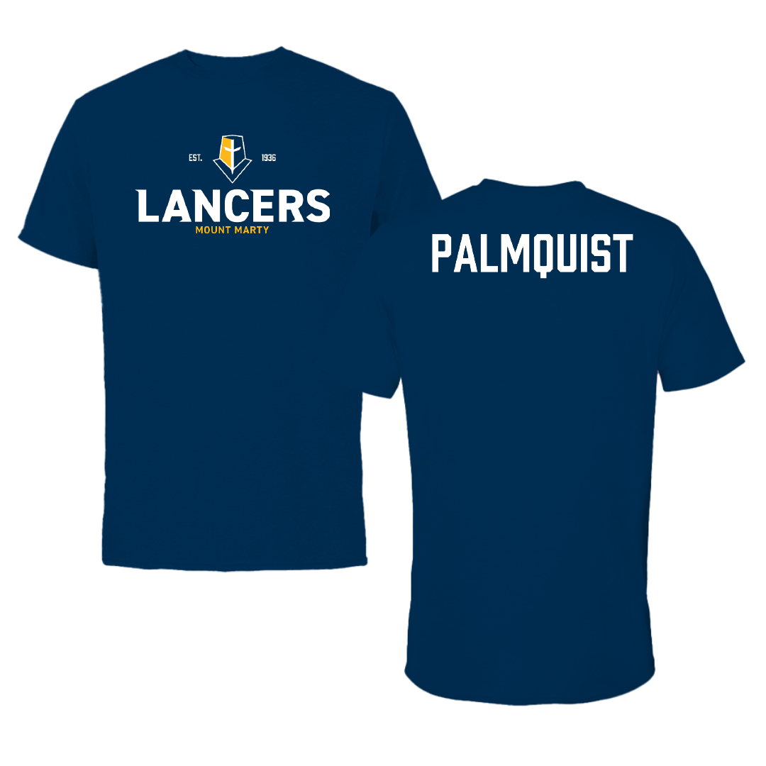 Mount Marty University Golf Navy General Performance Tee - Trinity Palmquist