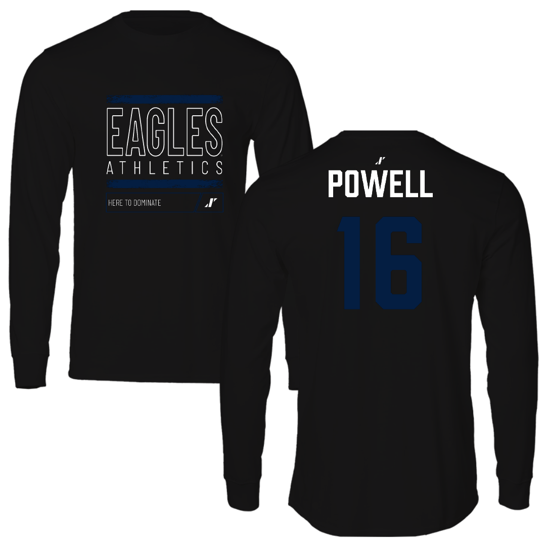 Georgia Southern University Volleyball Black Dominate Long Sleeve - #16 Anna Powell