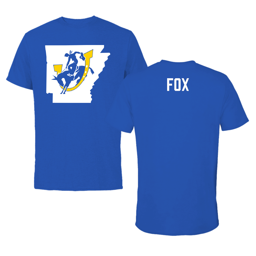 Southern Arkansas University TF and XC Blue State Performance Tee - Madison Fox