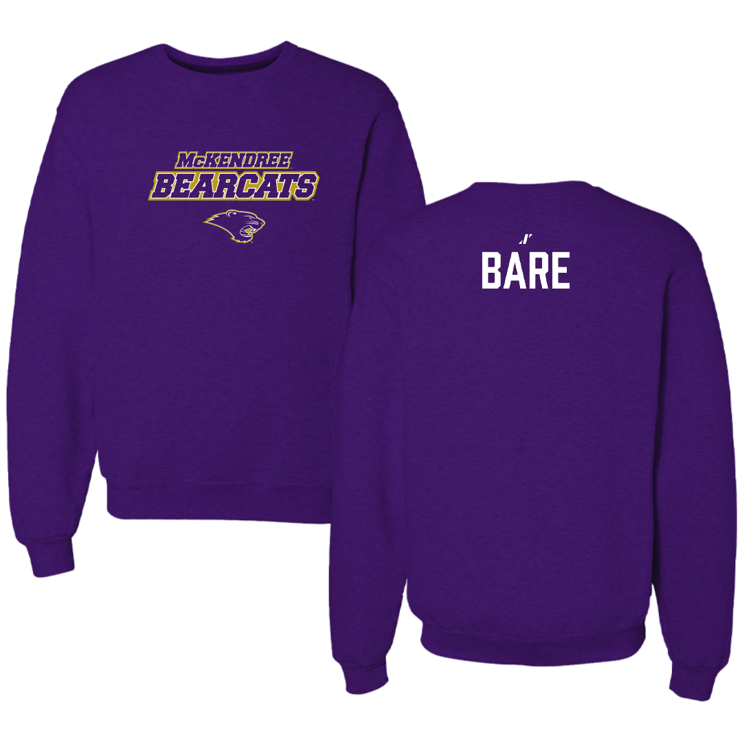 McKendree University Football Purple General Crewneck - Dillon Bare