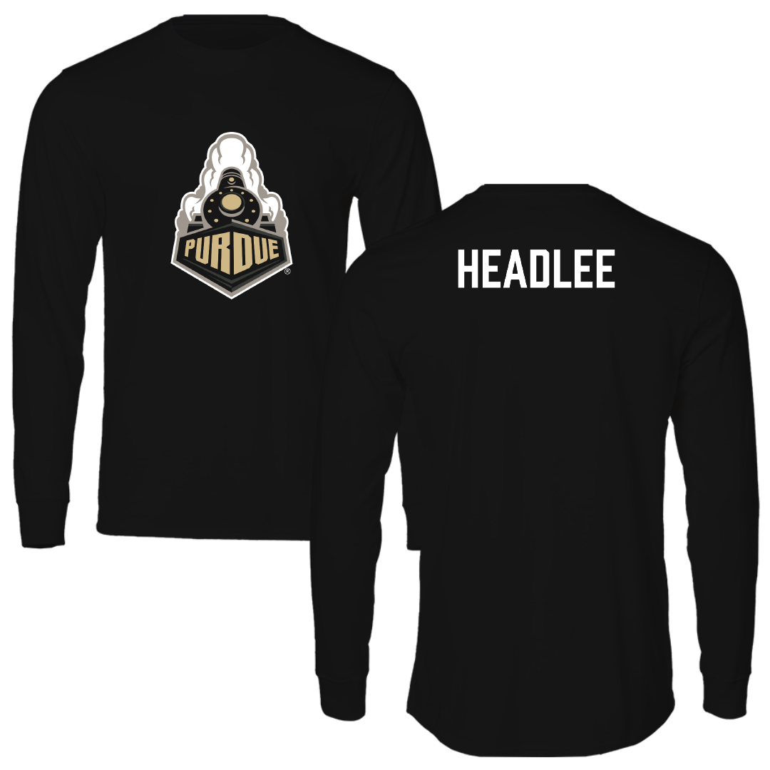 Purdue University Golf (W) Black Performance Long Sleeve - Michaela Headlee