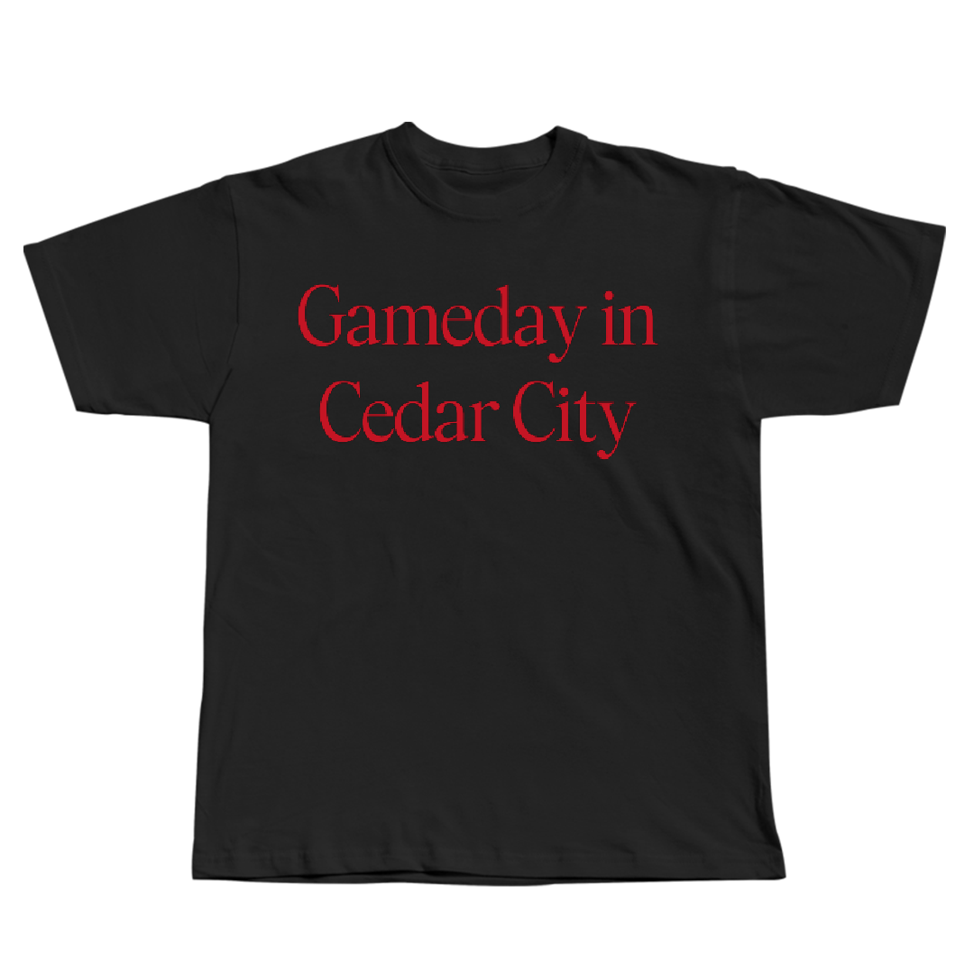 Southern Utah University Softball Black Gameday Tee - #33 Amyah Boostedt