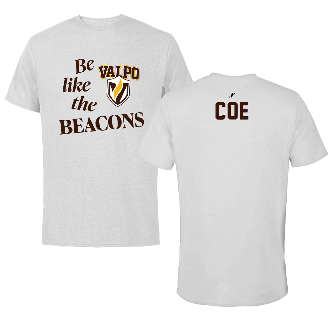 Valparaiso University Cheer Light Gray Be Like Us Performance Tee - Miyana Coe