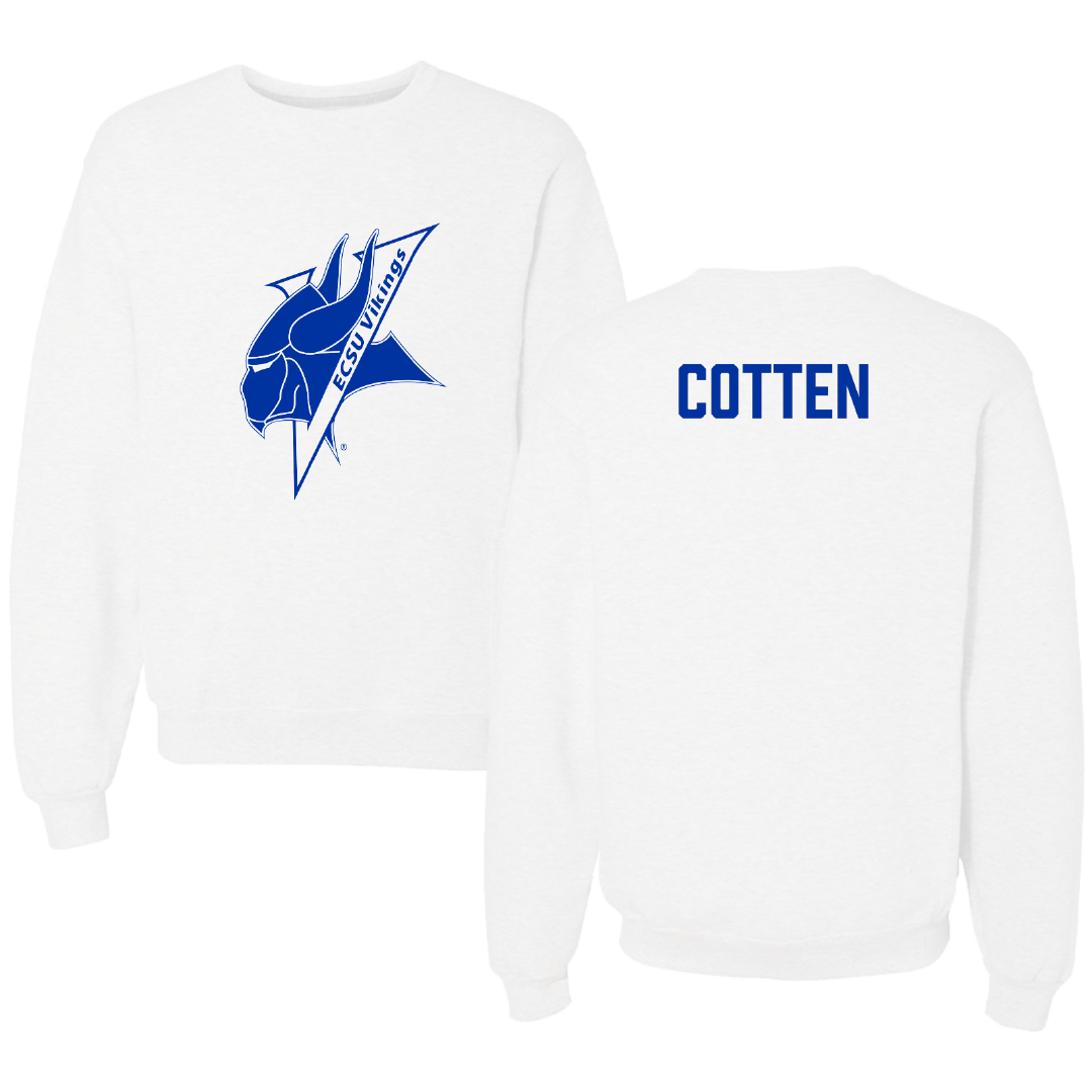 Elizabeth City State University Band White Crewneck - Tia Cotten