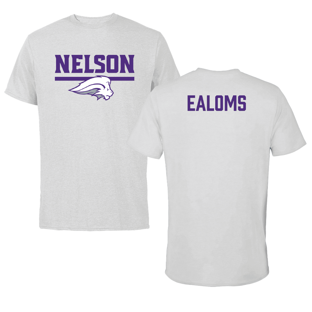 Nelson University TF and XC Light Gray Tee - Kai Ealoms