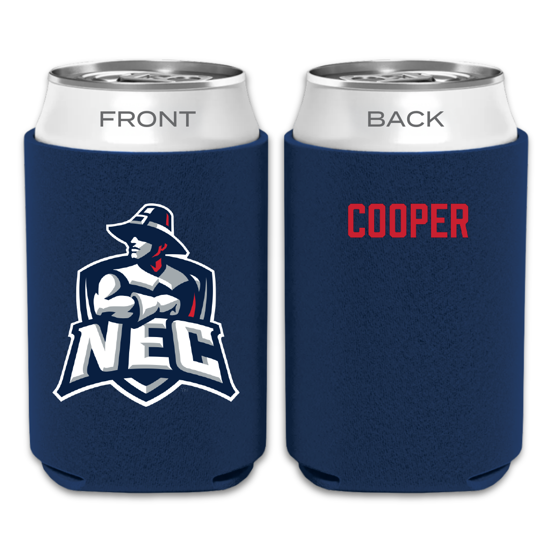 New England College Wrestling (W) Navy Can Cooler - Caleigh Cooper