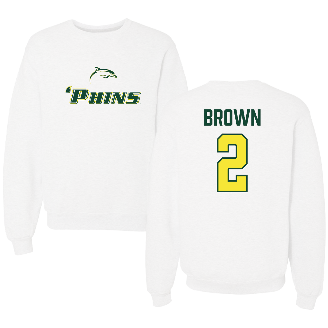Le Moyne College Soccer (W) White Crewneck - #2 Finley Brown