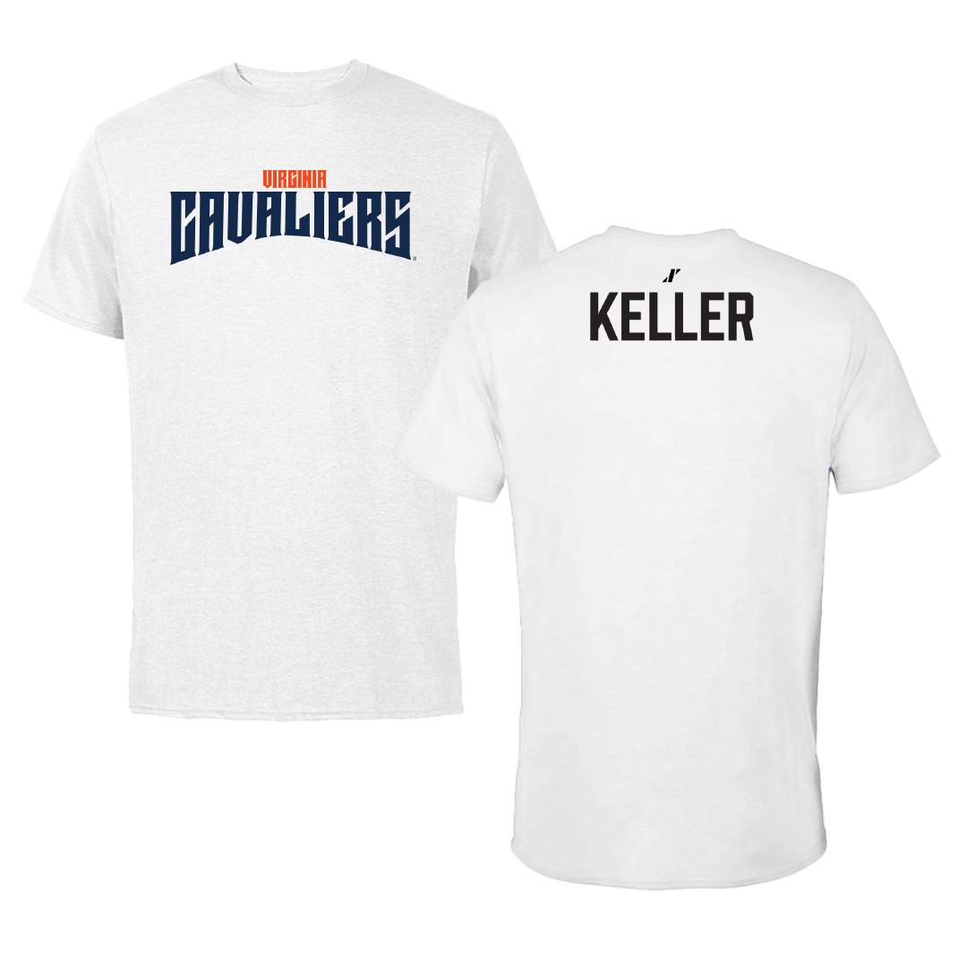 University of Virginia Squash White Classic Performance Tee - Patrick Keller