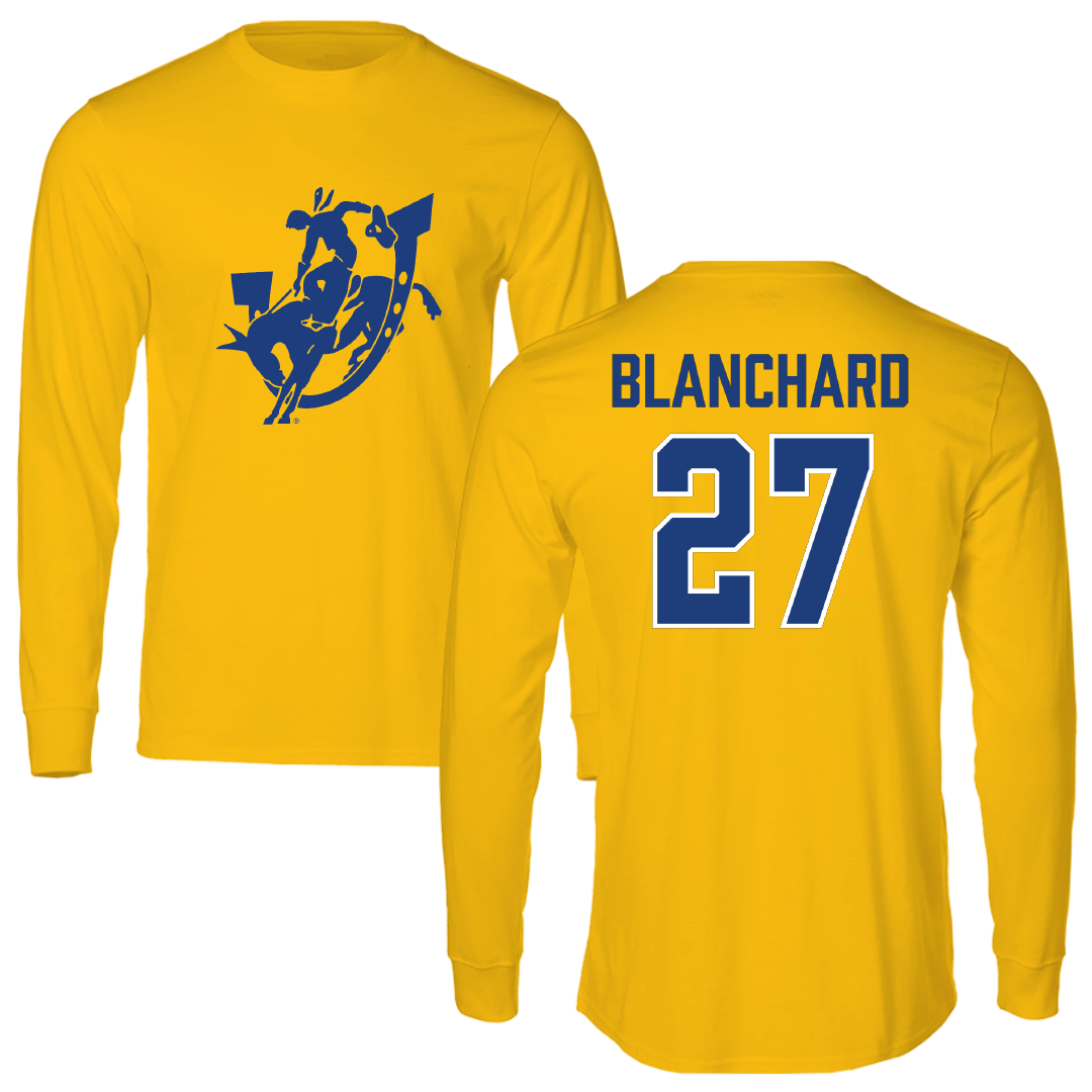 Southern Arkansas University Baseball Gold Long Sleeve - #27 Dalen Blanchard