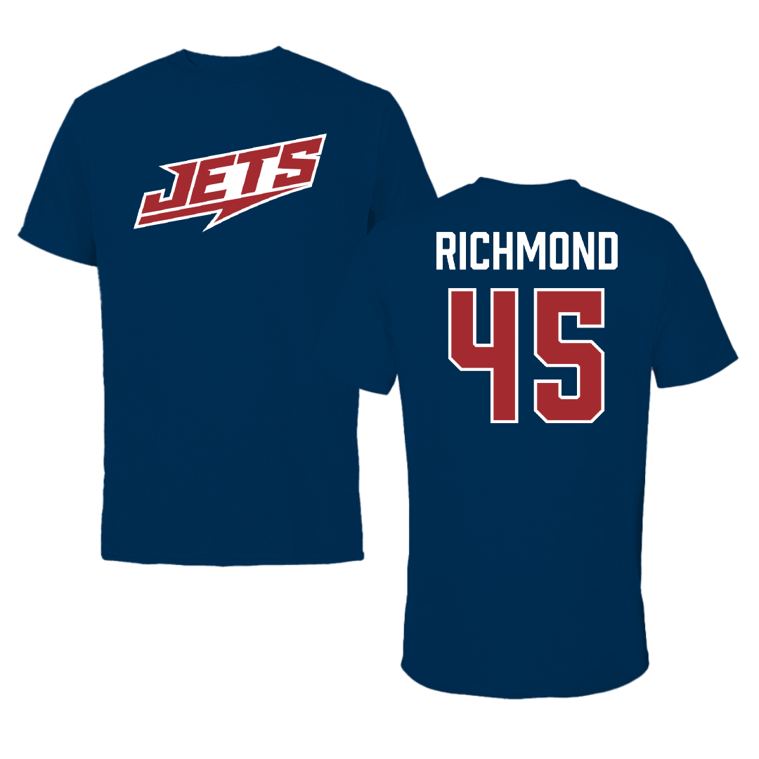 Newman University Baseball Navy Tee - #45 Chris Richmond