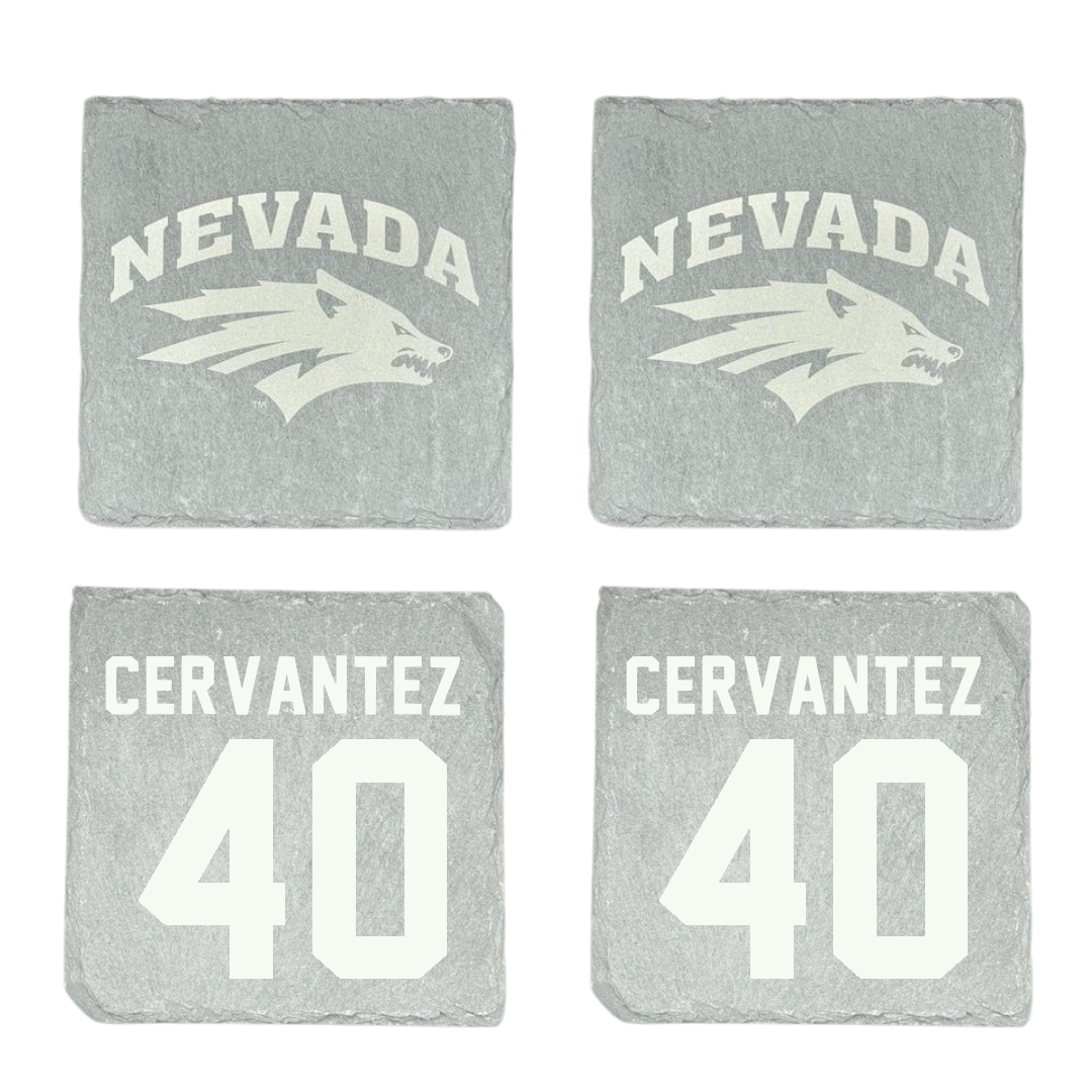 University of Nevada Baseball Stone Coaster (4 Pack)  - #40 Takeo Cervantez