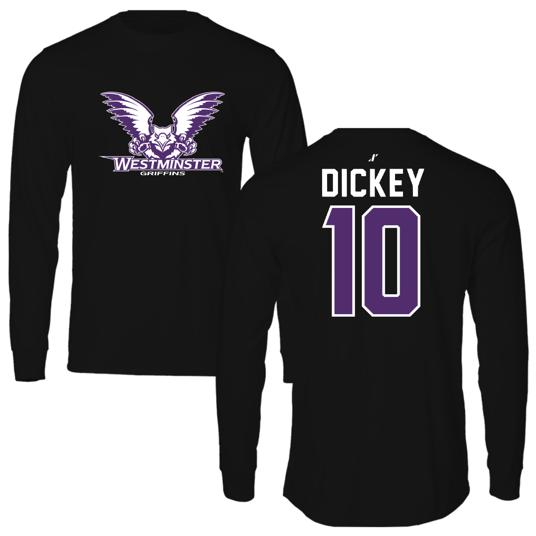 Westminster University (Utah) Soccer Black Long Sleeve - #10 Kara Dickey