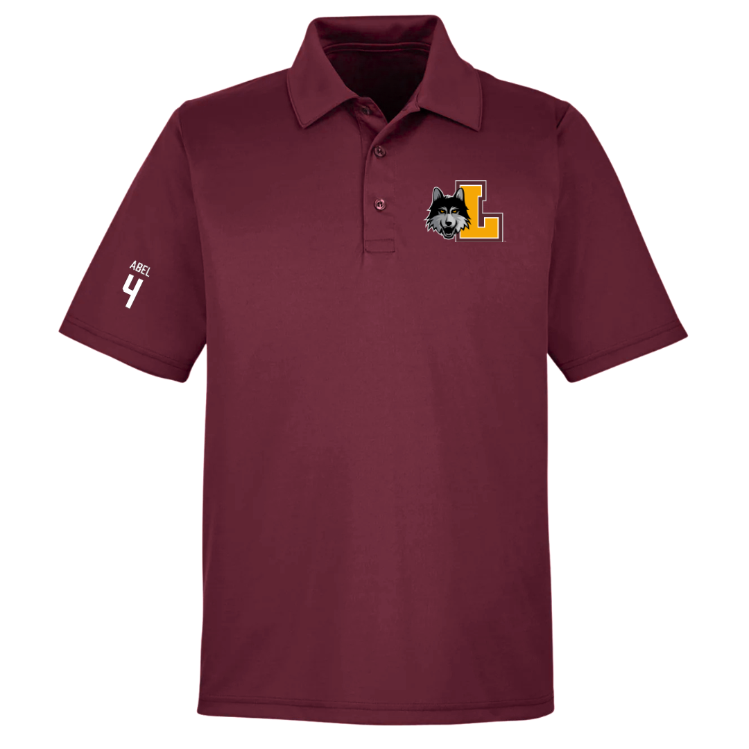 Loyola University-Chicago Soccer (W) Maroon Polo - #4 Alaina Abel