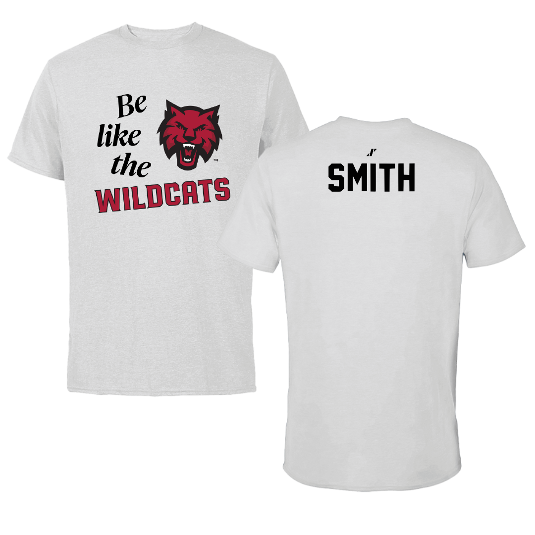 Central Washington University TF and XC Light Gray Be Like Us Performance Tee - Allison Smith