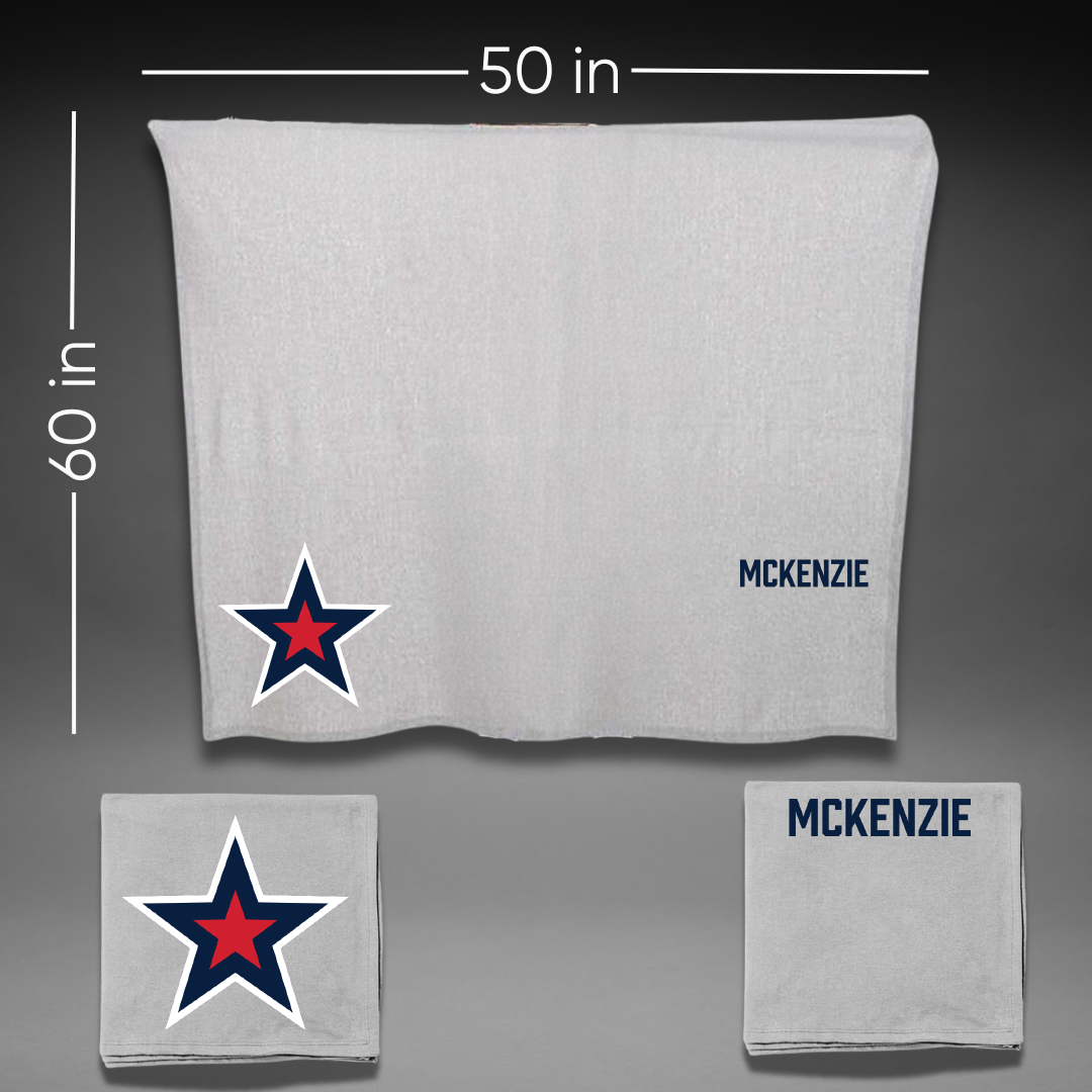 Robert Morris University Golf Gray Blanket - Connor McKenzie