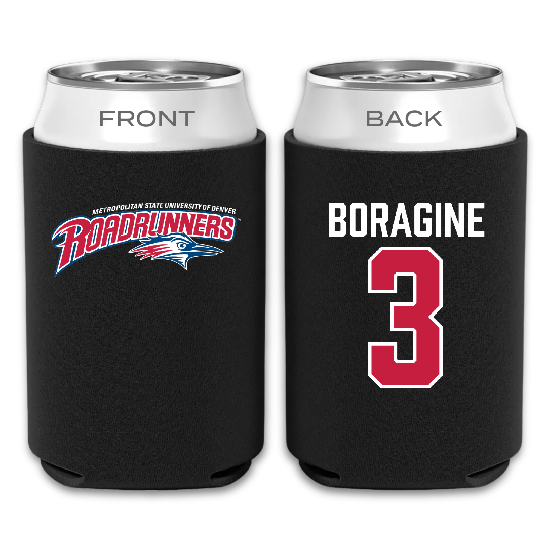 Metropolitan State University of Denver Soccer Black Can Cooler - #3 Natalie Boragine