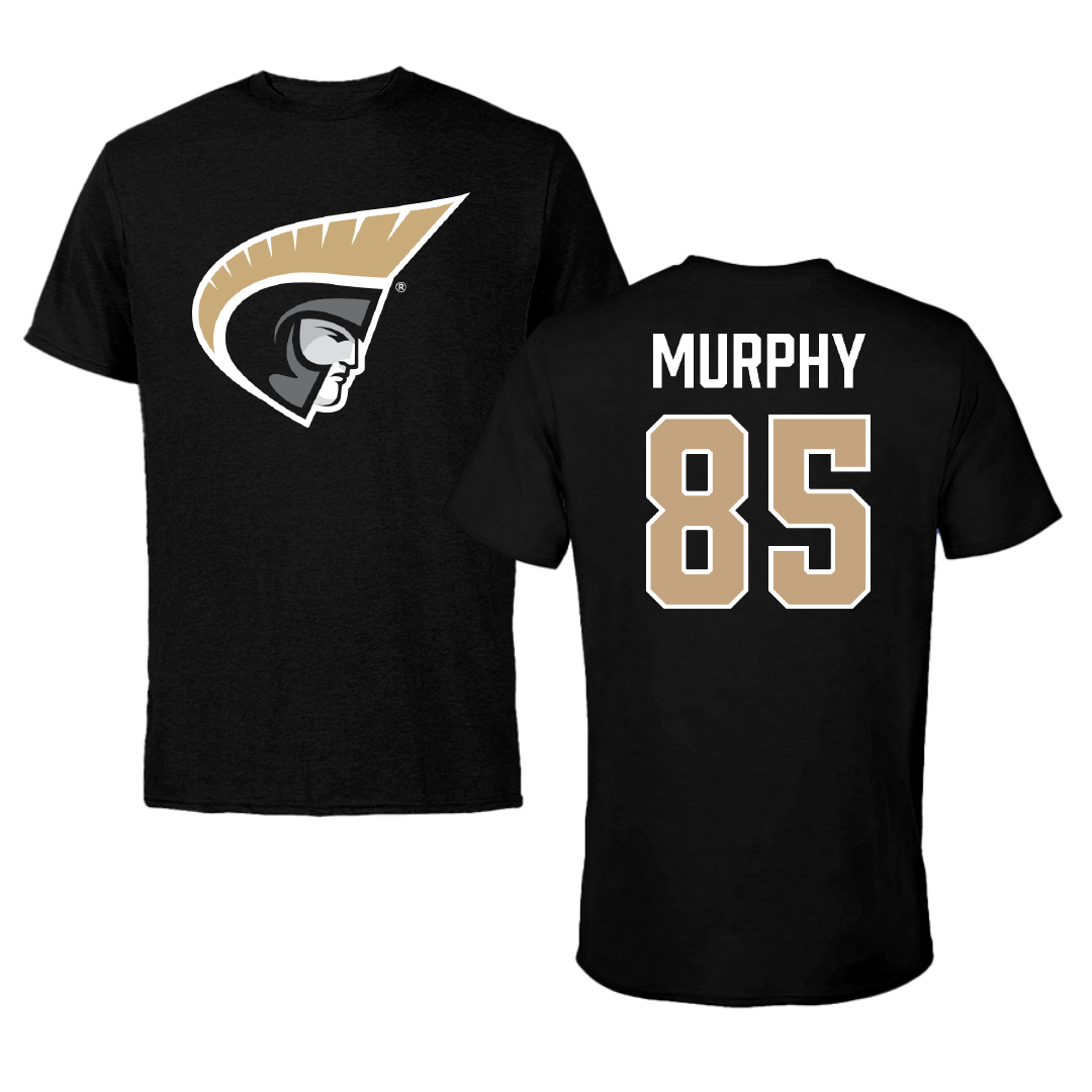 Anderson University (South Carolina) Football Black Tee - #85 Jack Murphy