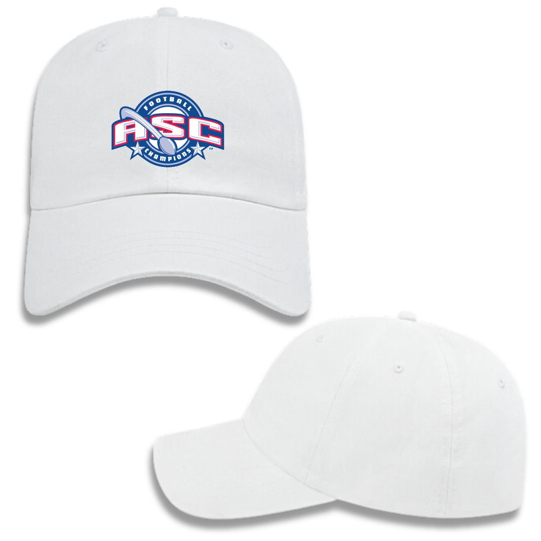 American Southwest Conference Football White Championship Hat - ASC Football