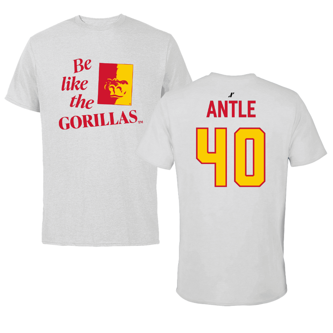 Pittsburg State University Football Light Gray Be Like Us Tee - #40 Tyler Antle